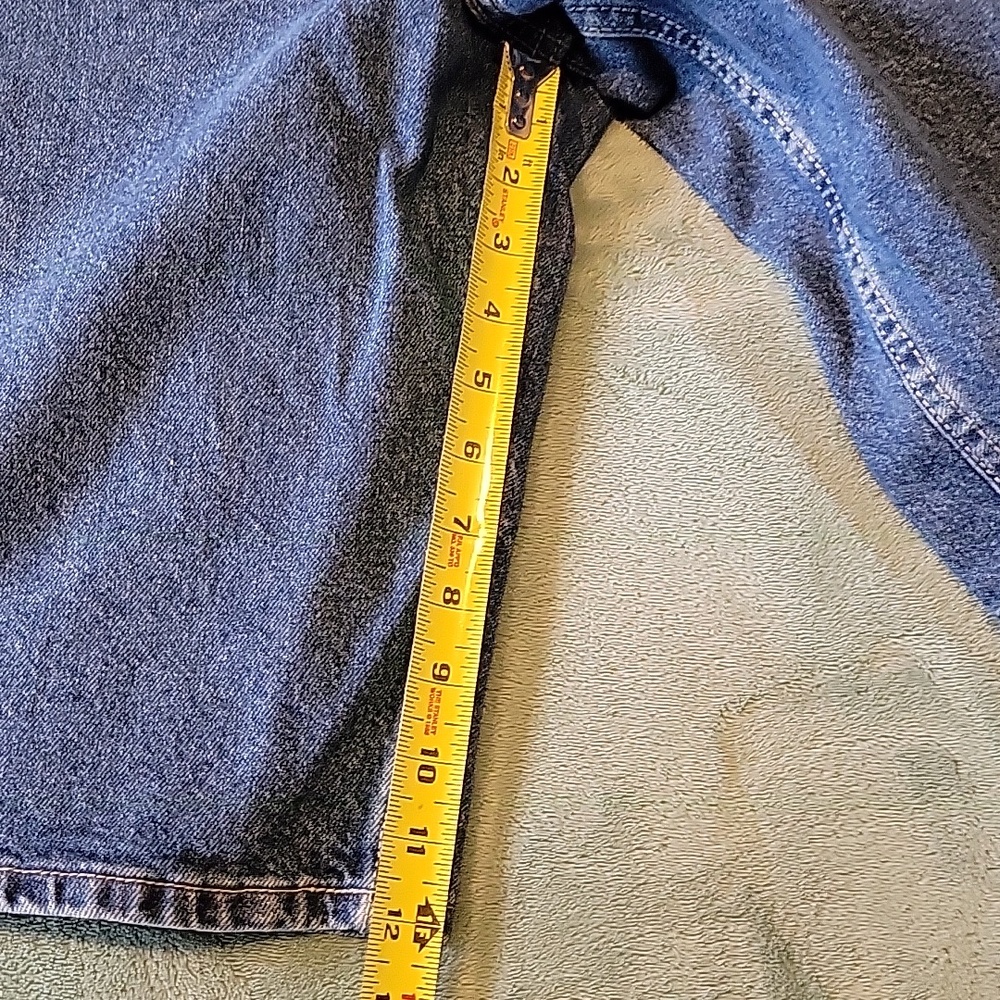 Empyre Men’s Ultra Loose Blue Denim Jean Shorts Size 30 - Picture 6 of 8